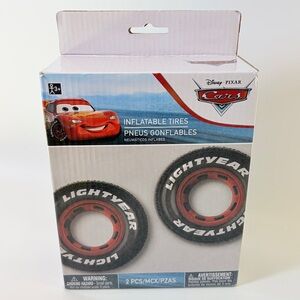 Disney Pixar Cars Lightyear McQueen Inflatable Tires Kids Party Favors 2pcs NEW